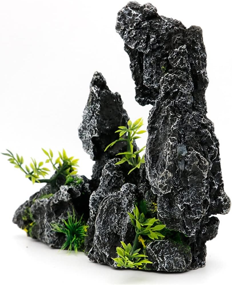 Aquarium Rockery Stone Aquatic Ornaments Fish Tank Landscaping Simulation Landscape Resin Rockery Stone Pet Accessoriess