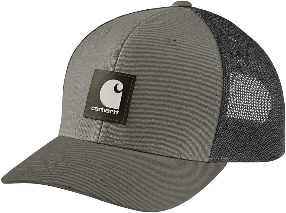 Carhartt Men's Rugged Flex Twill Mesh-Back Logo Patch Cap