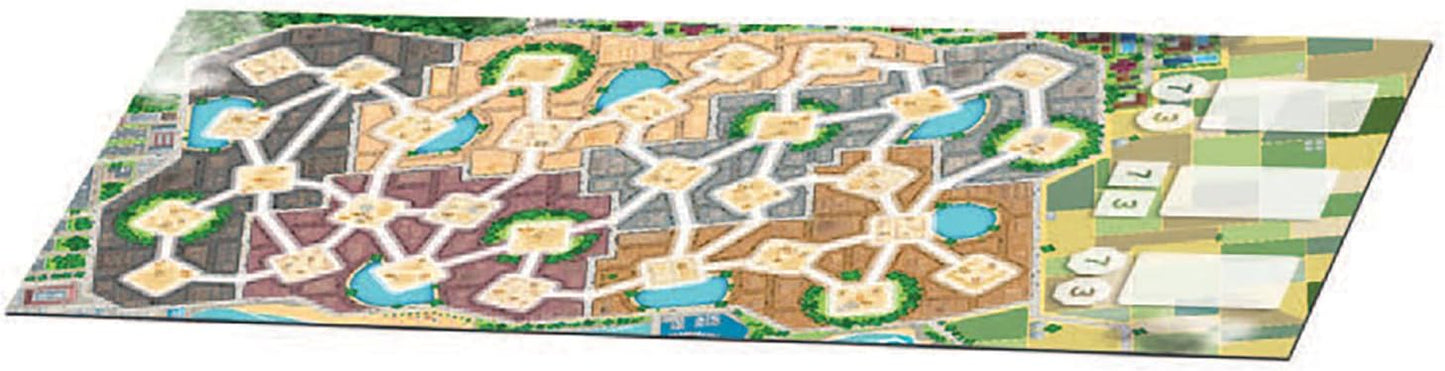 Monolith Board Games: Tower Up - City Building Board Game, Competitive Strategy, Urban Construction Plannning, Family, Ages 8+, 2-4 Players, 30 Min