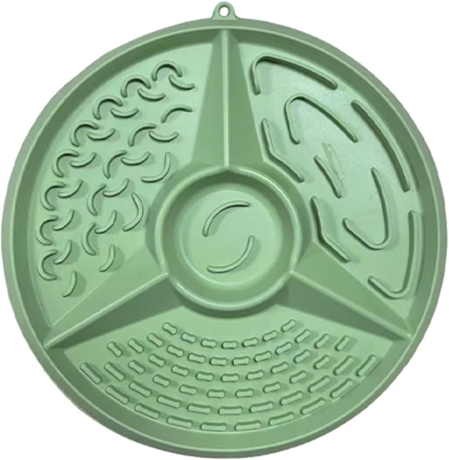 Shinsto Slow Feeder Puzzle Bowl for Fast Eating Dogs Silicone Non-Slip Design Suction Cup Base Green One Size
