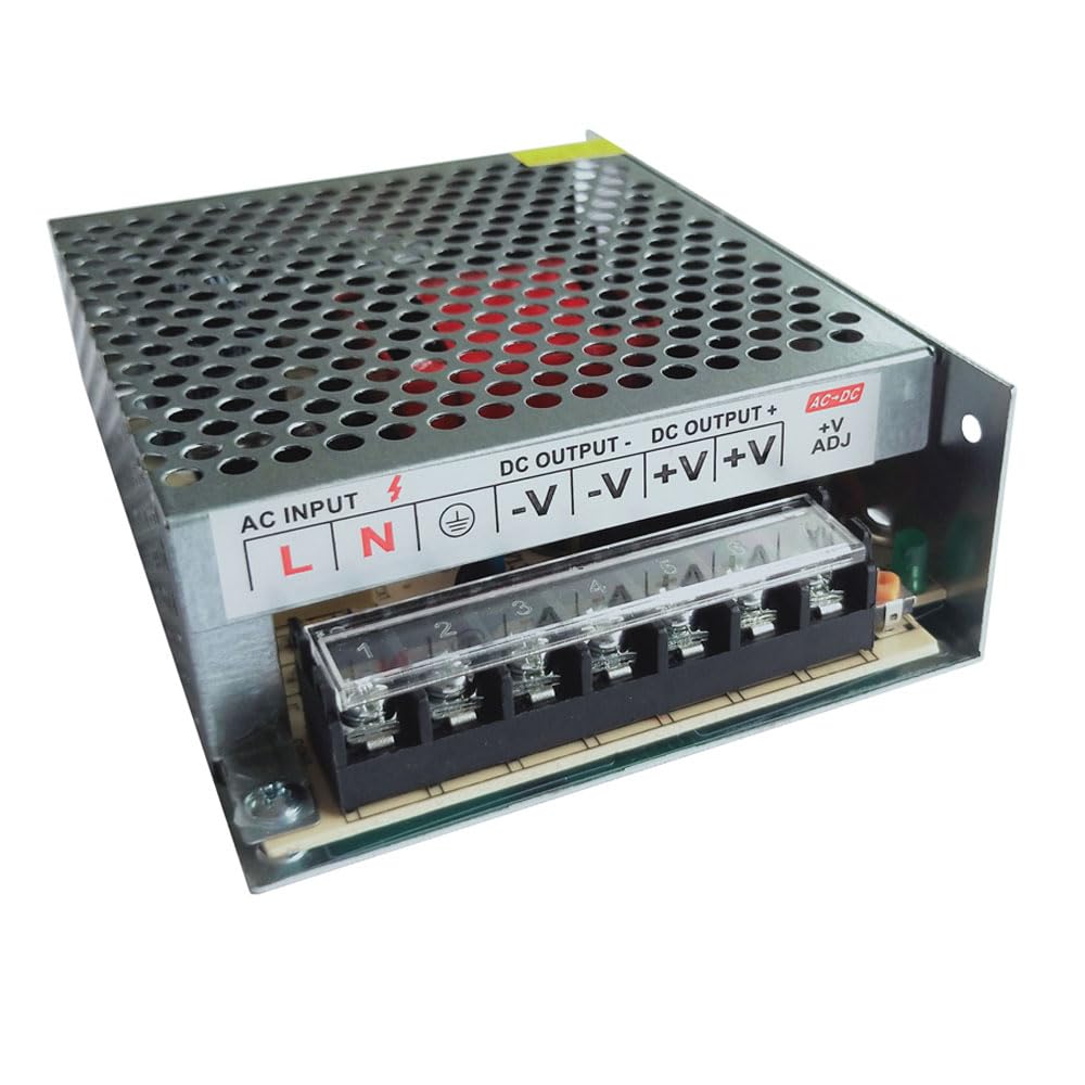 AC 110V/220V to DC 24V 5A 120W Universal Regulated Switching Power Supply Adapter Transformer Driver Converter for LED Strip Light, Security Camera System, Computer Project