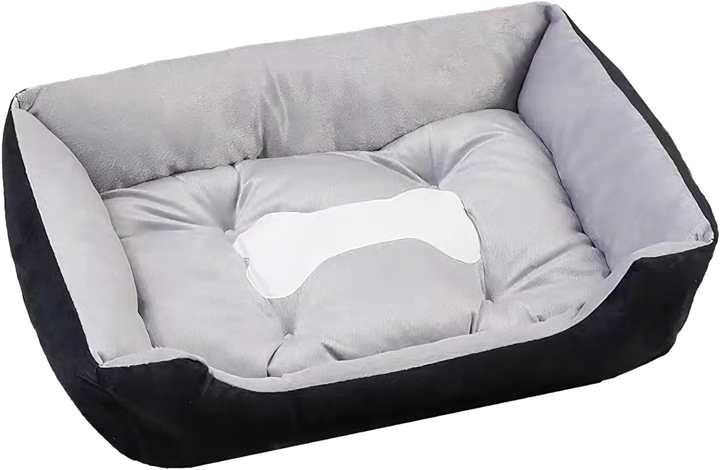 Dog Bed Medium Large Size Dogs Sleeping Mat Dog Orthopedic Foam with Bolster Washable Dogs Bed Sofa Pet Bed with Removable Cover