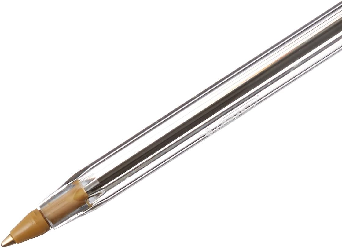 Bic Cristal Stic Medium Ball Pen, Black 10 ea (Pack of 2)