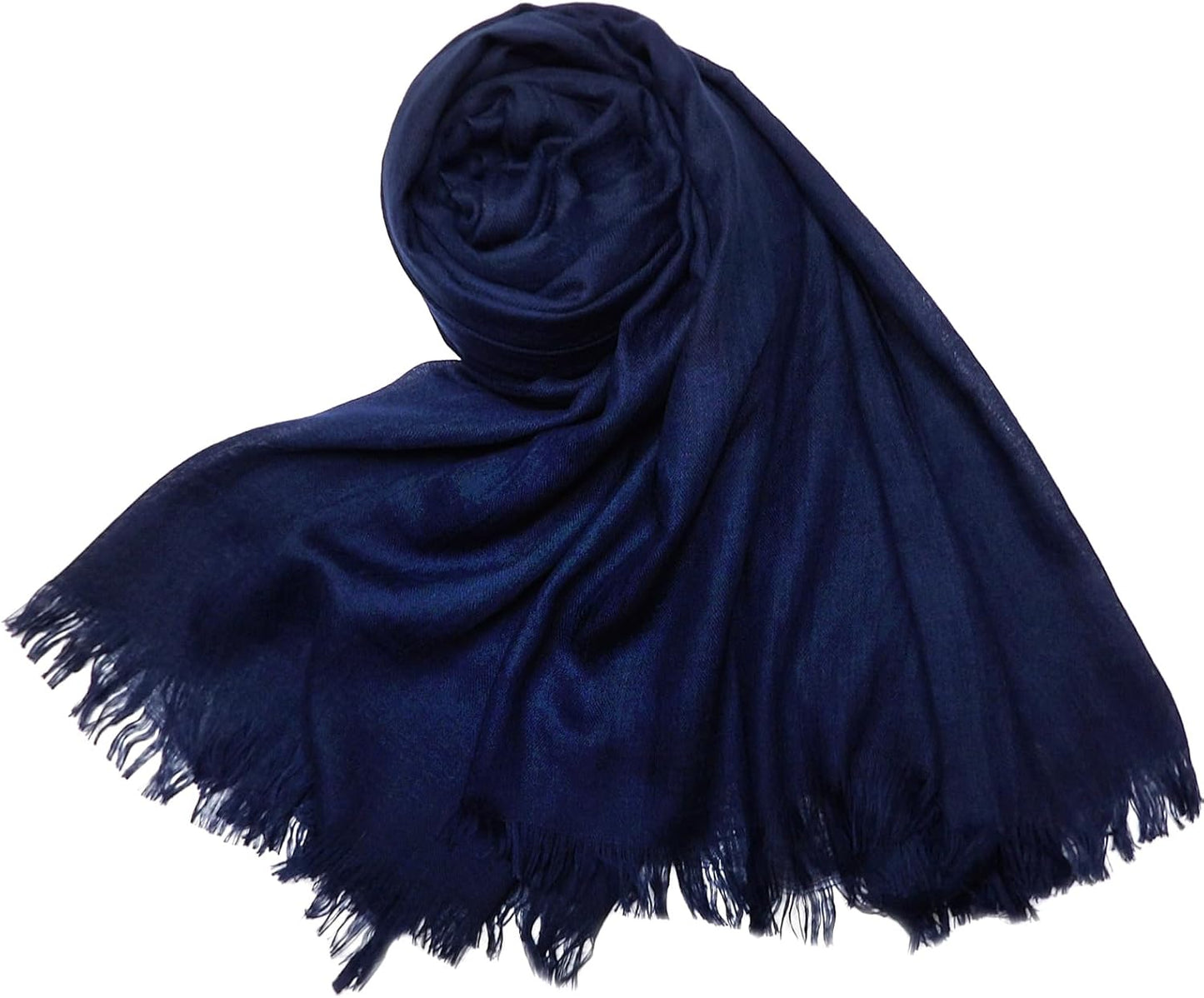 Gragengs Women Summer Scarfs Lightweight Large Long Gauze Shawl Linen Beach Wrap Plain 75”×43”