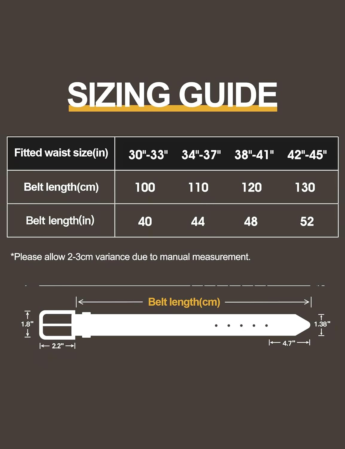 Mens Dress Belt,Mens Leather Belts for Jeans, Belt 1.38" Width