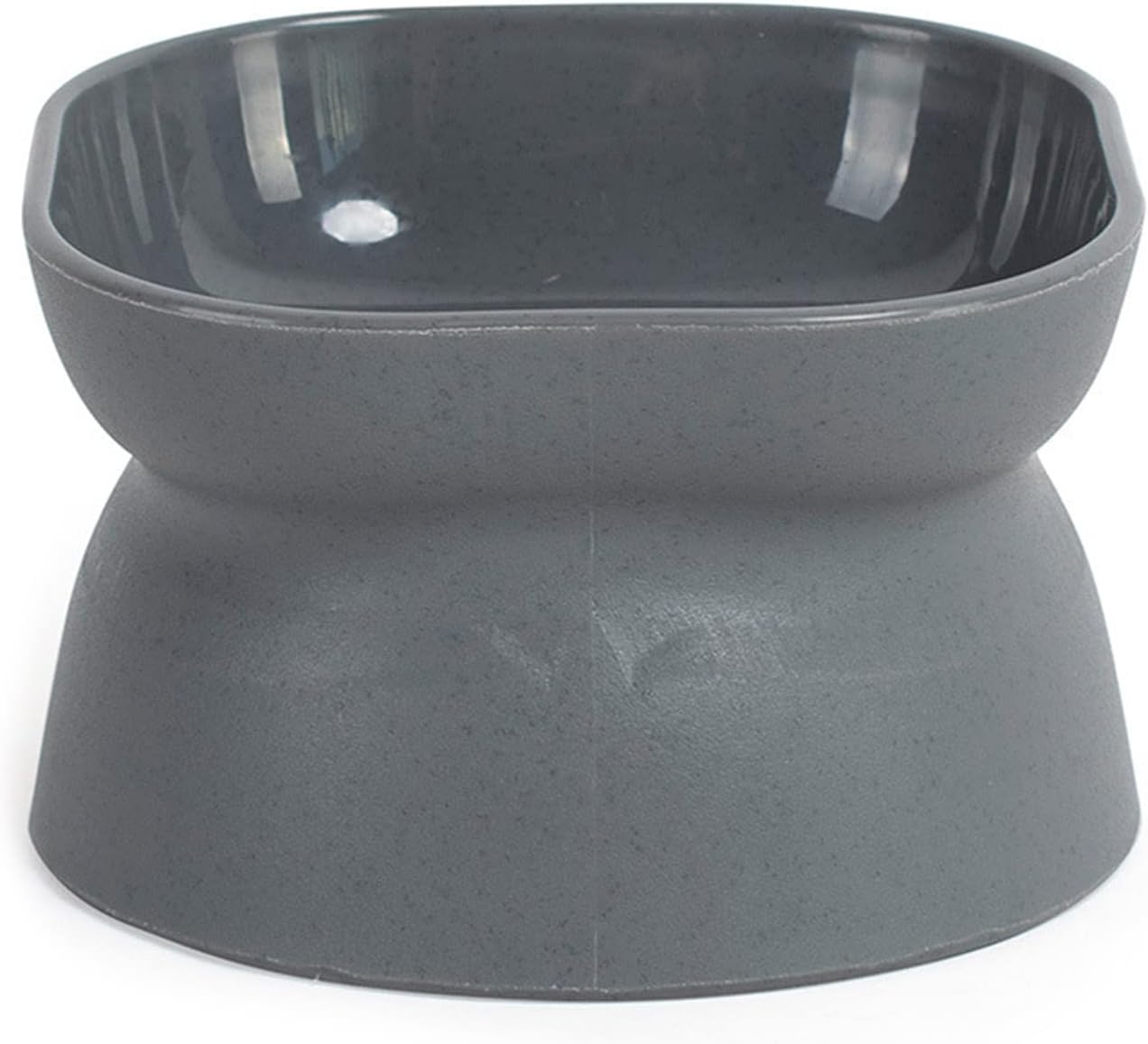 Cats Bowl Food Bowls Non Slip Dog Dish Pet Food Stress Relief Puppy Feeder Bowl with 10° Raised Stand Pet Feeding for for Dogs Elevated