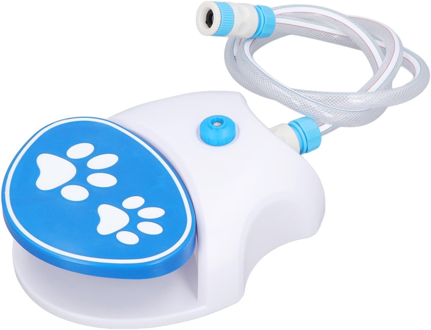Dog Water Fountain Step On Outdoor Pet Sprinkler Activated Drinking Water Toy Water Dispenser Automatic Dog Water Sprinkler with Hose