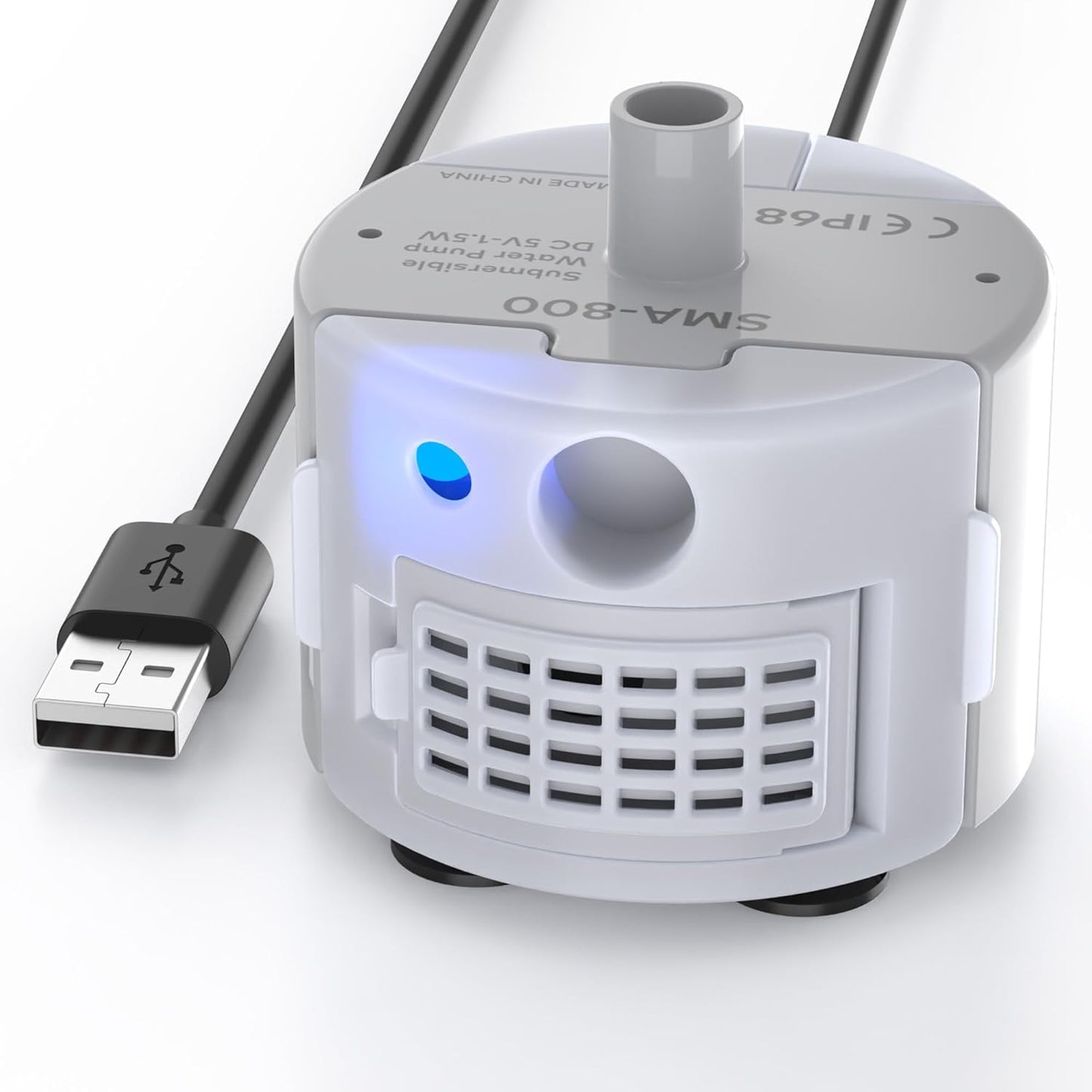 Cat Water Fountain Pump, Cat Fountain Pump, Ultra-Quiet (≤30dB), Built-in LED Light, IP68 Waterproof, Low Power Consumption (1.5W), Suitable for “B0CL4WMX6Z” & ”B0CLGPCNHN”