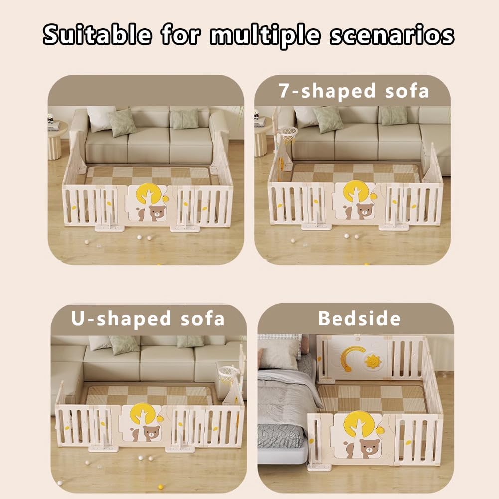 Baby Gate for Stairs Dog Door Pet Door for Stairs, porches and fireplaces Strong Suction Cup Reinforced can be Changed at Will and with Drawing Board(61“*25.6”)