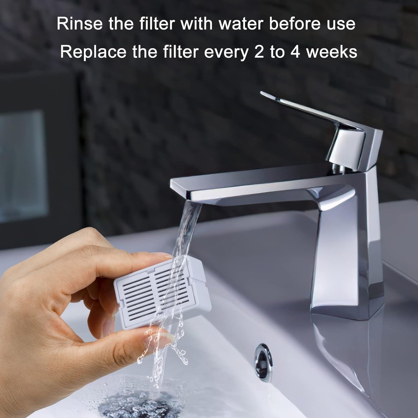Wonder Creature 16 Packs Cat Fountain Filter for Aurora, Cupcake and 360° Stainless Steel Cat Water Fountain, 16 Carbon Filters & 4 Pre-Filter Sponges, Ceramic Pet Water Dispenser Filters Pack