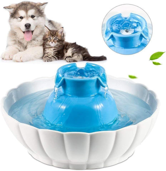 eecoo Ceramic Filter Cat Water Fountain Replacement,Premium Carbon Filter Foam Filter Dog Pet Water Fountain Filter Cat Water Dispenser,4pcs