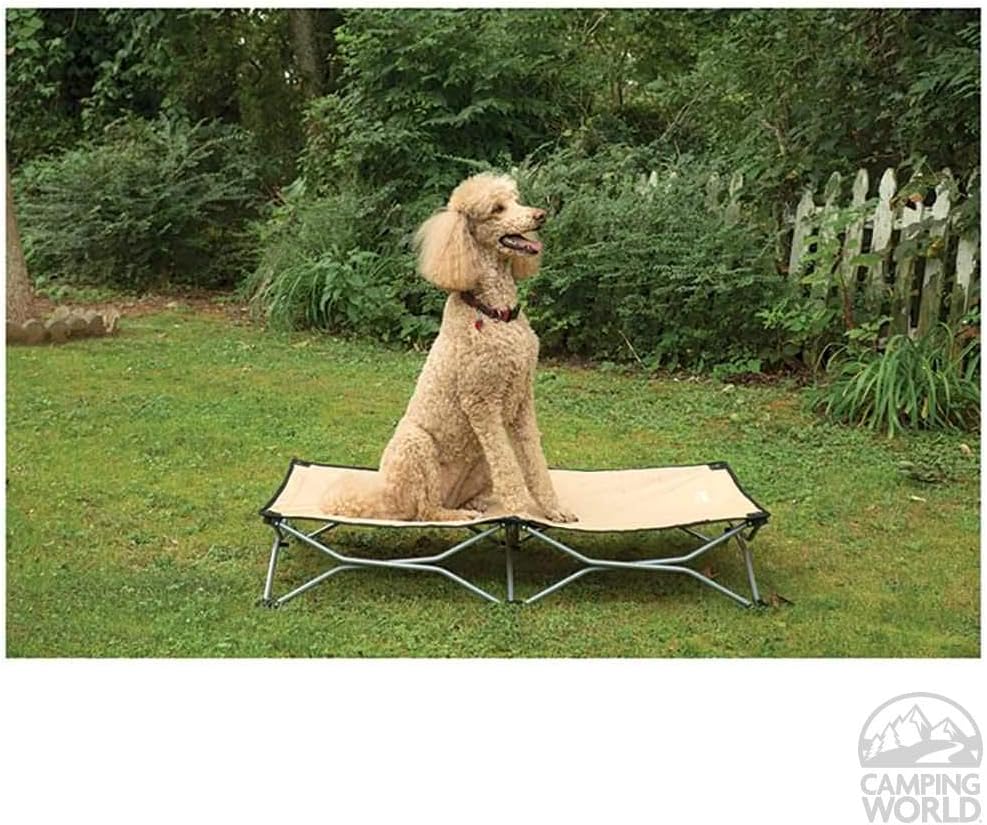 Carlson Pet Products Large Portable Pup Travel Pet Bed, Tan