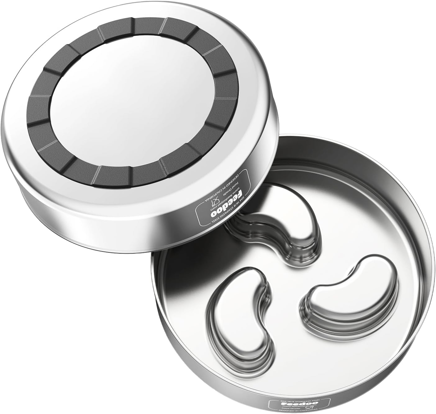 Slow Feeder Dog Bowl-1.5Cups for Small Breeds, Dual Wall Stainless Steel Maze Bowl, Non-Slip Base, Food-Grade Metal Dog Dish to Slow Eating