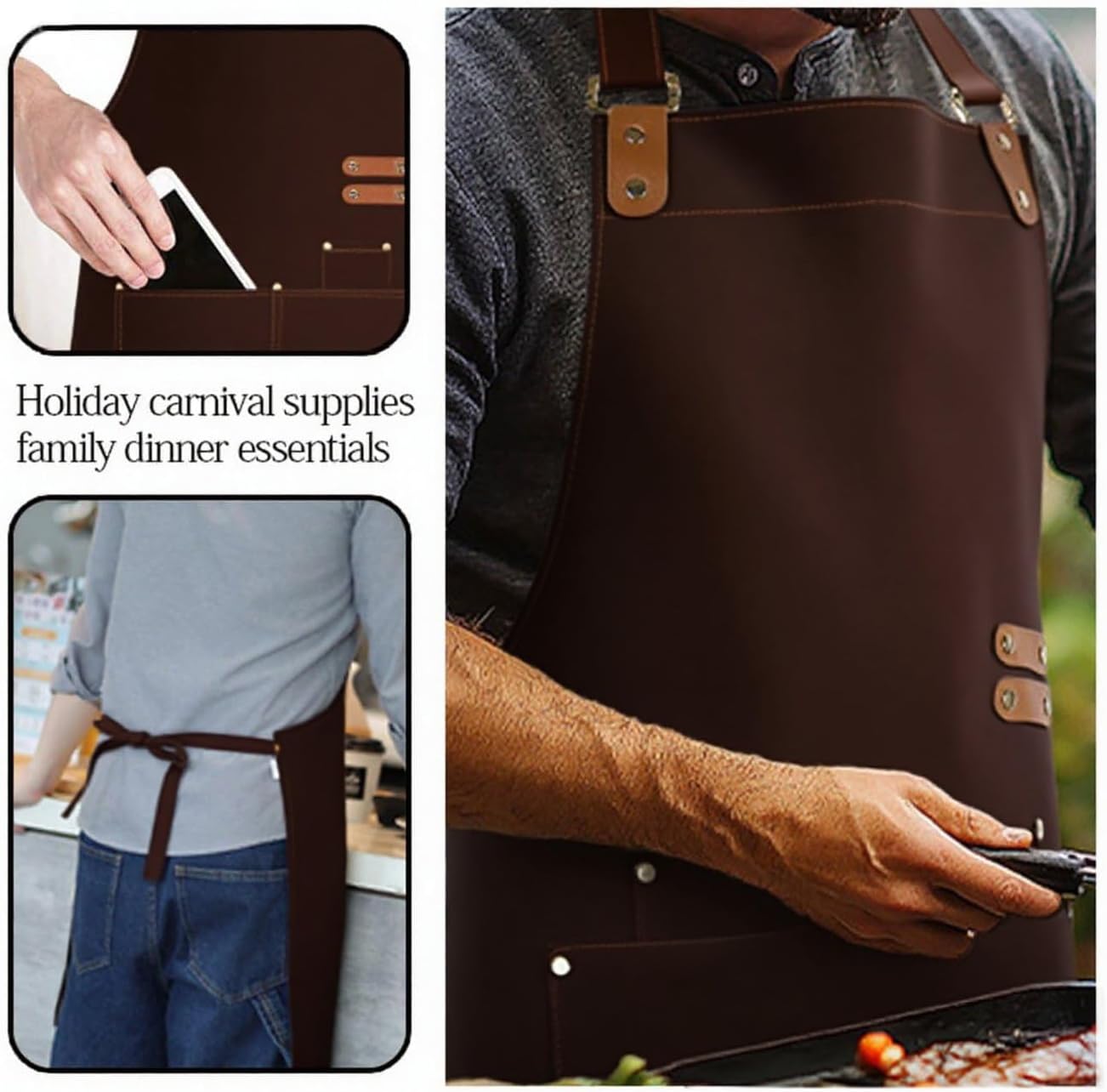 Apron Home Kitchen Cooking Baking Gardening for Women Men