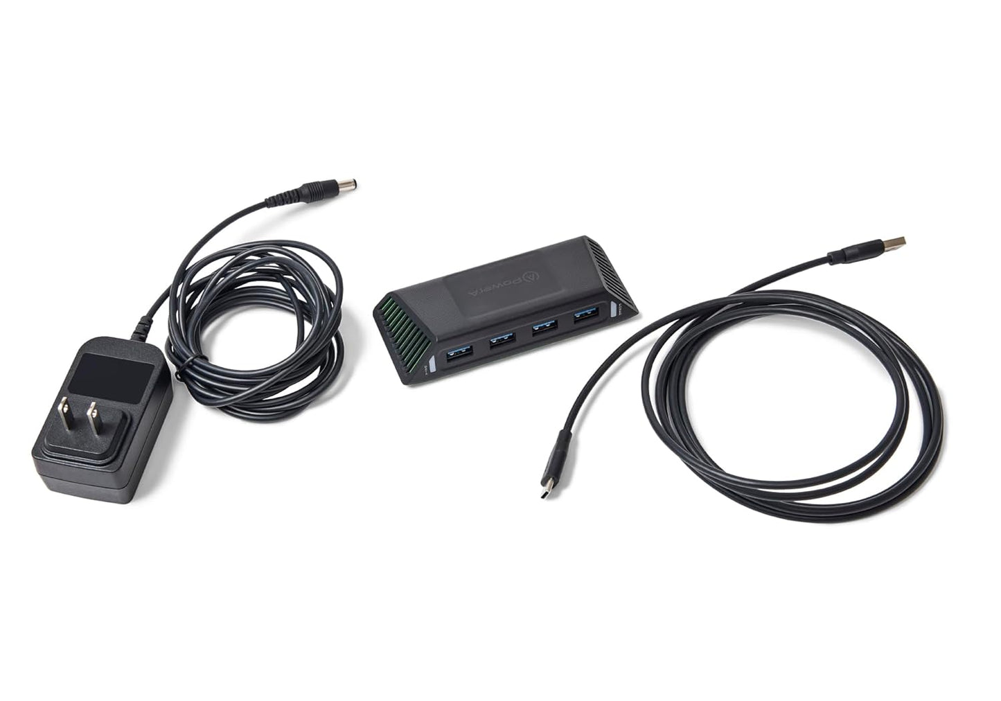 PowerA 4-Port USB 5Gbps Hub for Xbox Series X|S, USB 3.2, AC Powered, Weighted Base, Officially Licensed