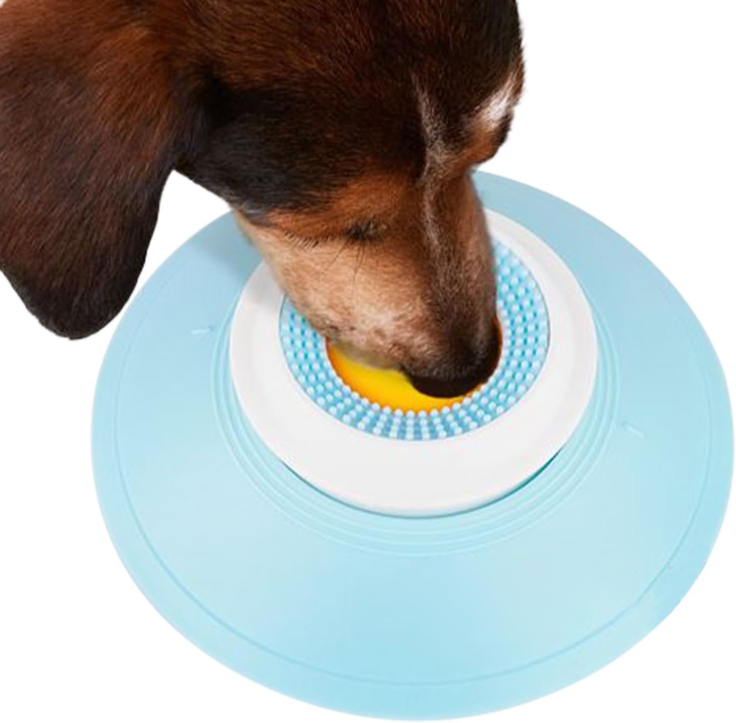 Lickimats for Dogs, Slow Eating Lick Bowl with Suction Cup, Interactive Non-Slip Snuffle Pet Calming Toy for Small Medium Puppies, Cats, Animal Feeding