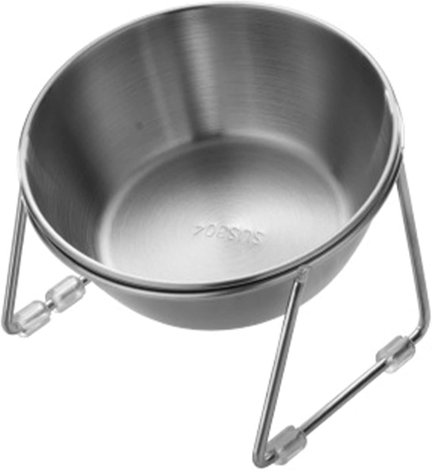 Heavy Duty Adjustable Dog Bowls Stand with Splash-Proof Double Dish Elevated Feeding Station for All Breeds ABS Stainless Steel Pet