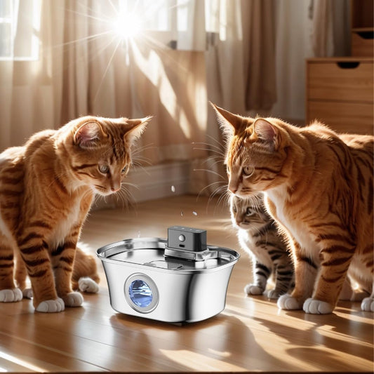 Battery Operated Pet Water Fountains Large Capacity Cats Water Dispenser for Dog,Cats, Multiple Pet