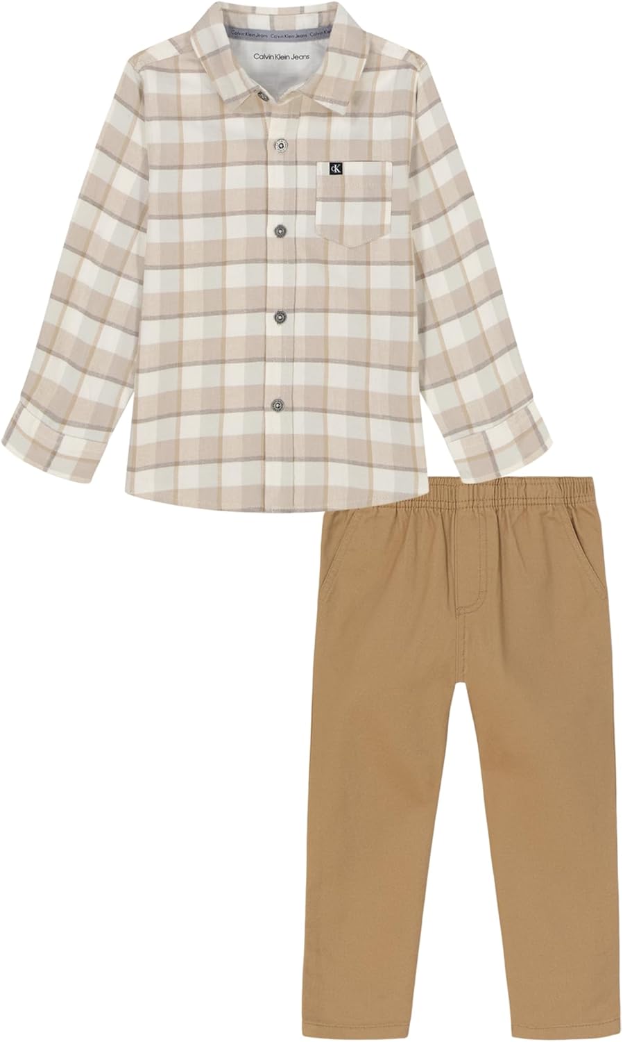 Calvin Klein baby-boys 2pc Woven Pant Set