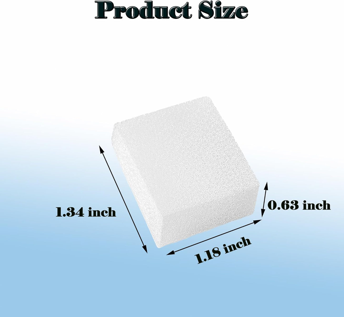 Cat Water Fountain Sponge Filters, Replacement Foam Filters Compatible with 67oz/2L Pet Dog Drinking Fountain (Pack of 24)