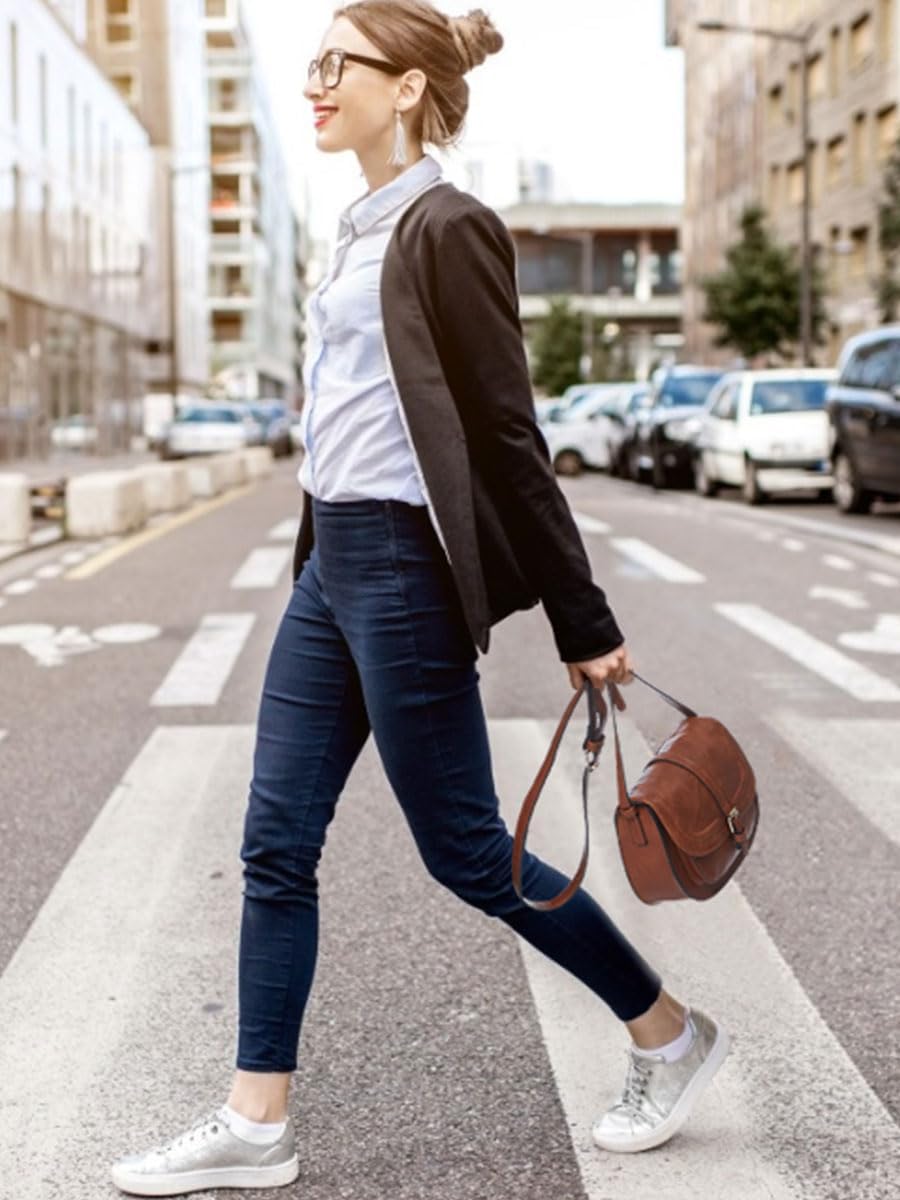 AFKOMST Crossbody Bags for Women,Small Saddle Purse and Boho Cross Body Handbags,Vegan Leather