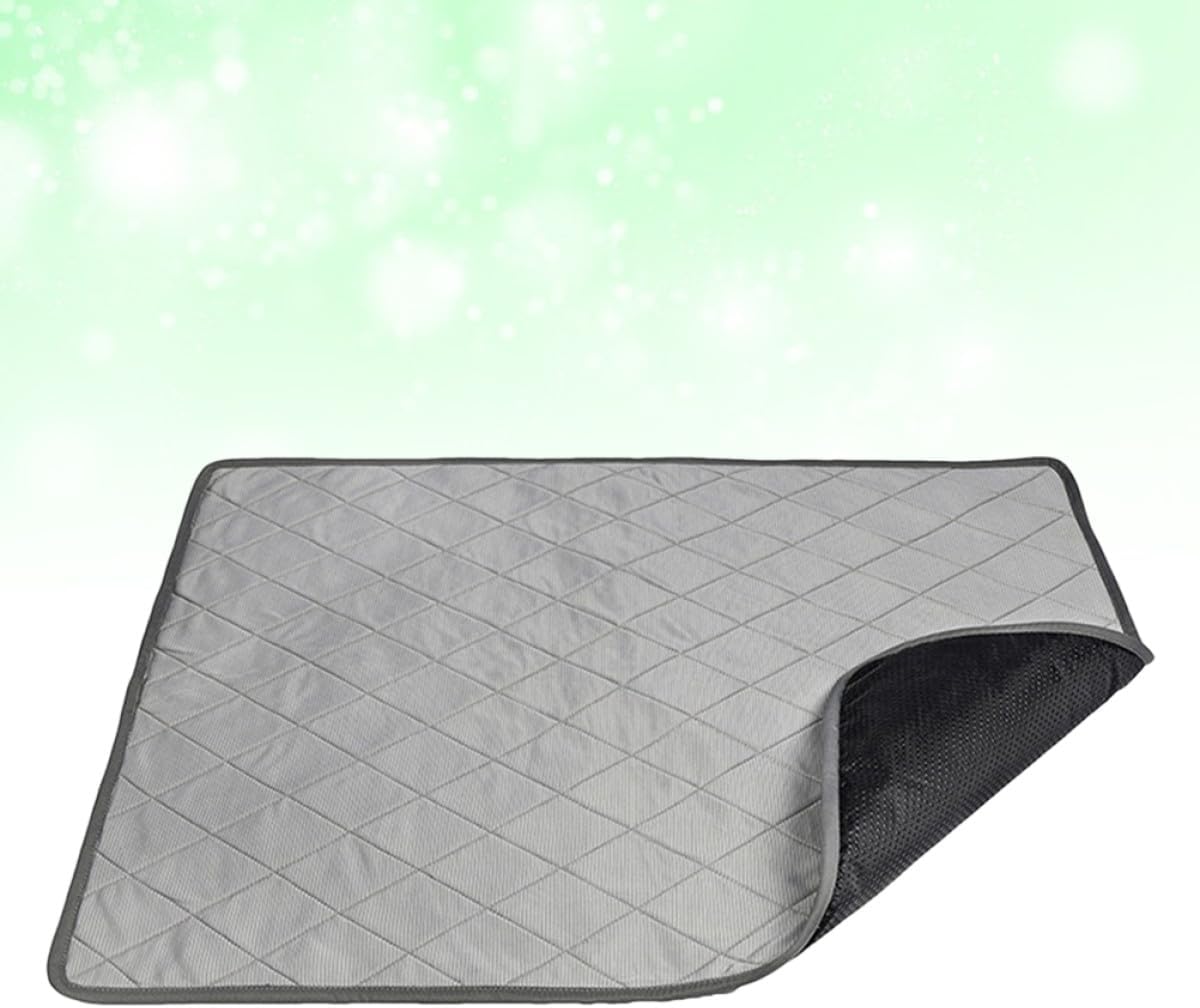 PRETYZOOM Pet Cooling Pad Dog Urine Mat Fast Drying Absorbent Non-Slip Washable Large Size Summer Cooling Bed Mat for Indoor Use