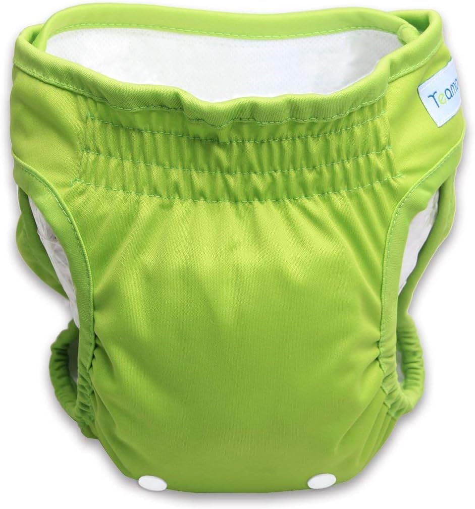 Teamoy Reusable Female Dog Diapers with Inserts (Pack of 4), Doggie Diaper Liners Period Pants for Dogs in Heat & Incontinence, Super-Absorbent, M