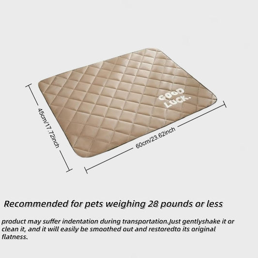 Dog Crate Pad 2-Pack, 24x18 Inch Waterproof Dog Crate Mat with Non-Slip Bottom, Durable Kennel Pad for Dogs, Washable Pet Bed Mat for Cage, Crate & Car