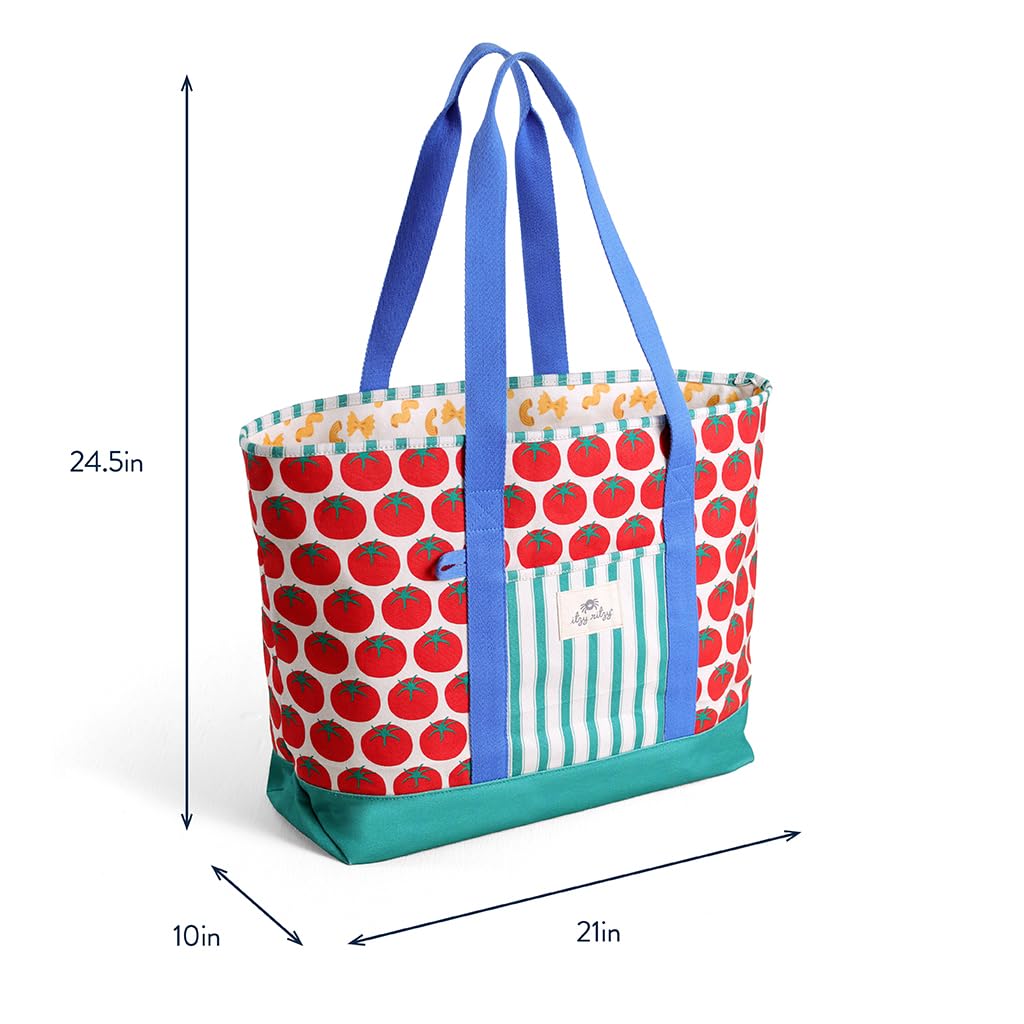 Itzy Ritzy Canvas Mom Tote (Pasta)