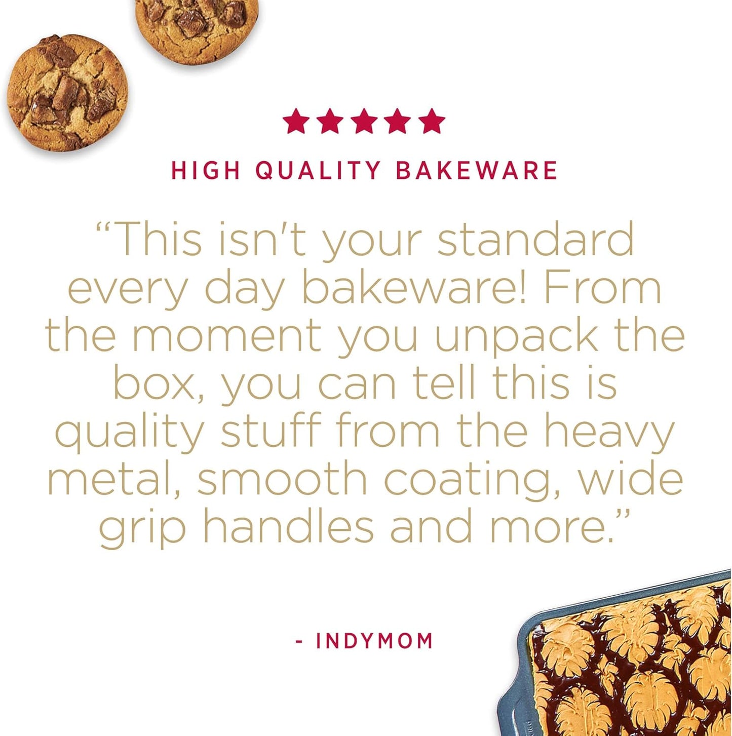 All-Clad Pro-Release Nonstick Bakeware Muffin Pan 12 Cup Oven Safe 450F Half Sheet, Cookie Sheet, Muffin Pan, Cooling & Baking Rack, Round Cake Pan, Loaf Pan, Baking Pan Grey