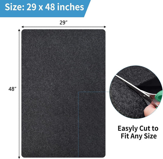 Kennel Pad Dog Crate Mat Liner, Absorbs Urine, Waterproof, Non-Slip, Washable Puppy Pee Pad for Kennel Training - Under Pet Cage to Protect Floors, Thin Cut to Fit Design (48" x 29" - 1 Pack )