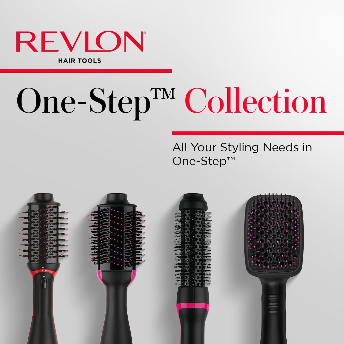 REVLON One Step Volumizer Plus Hair Dryer and Styler | More Volume, Less Damage, and More Styling Control for Easy and Fast Salon-Style Blowouts, Plus Travel Friendly (Black)