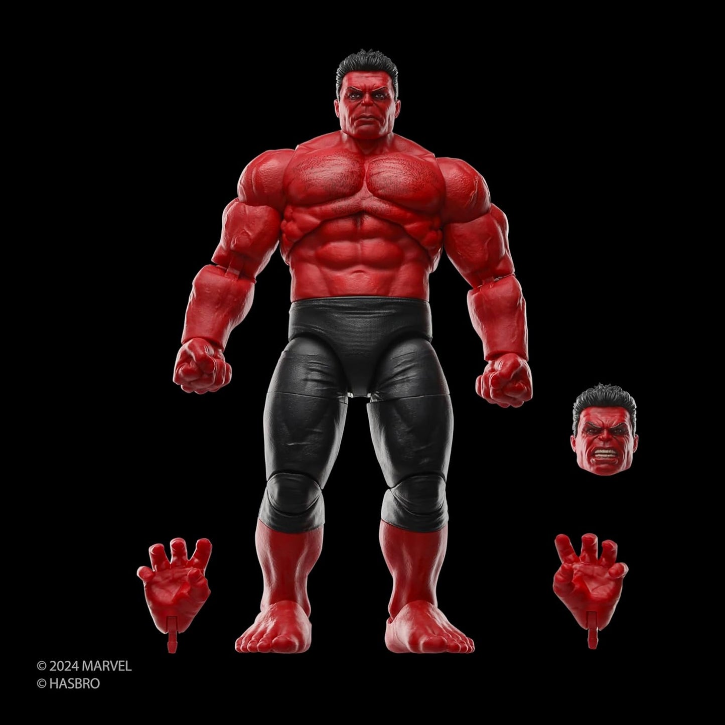 Marvel Legends Series Red Hulk, Captain America: Brave New World Collectible Deluxe 6 Inch Action Figure