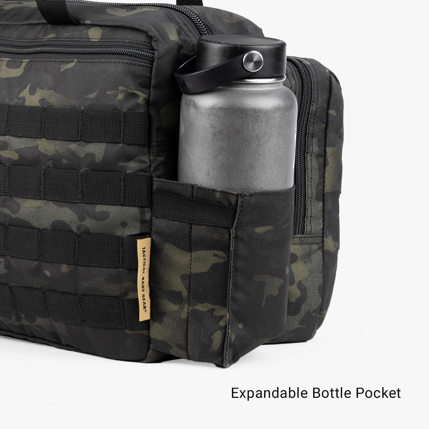 Tactical Baby Gear 4th Gen Tactical Diaper Bag for Dads w/Included Changing Mat, Stroller Straps