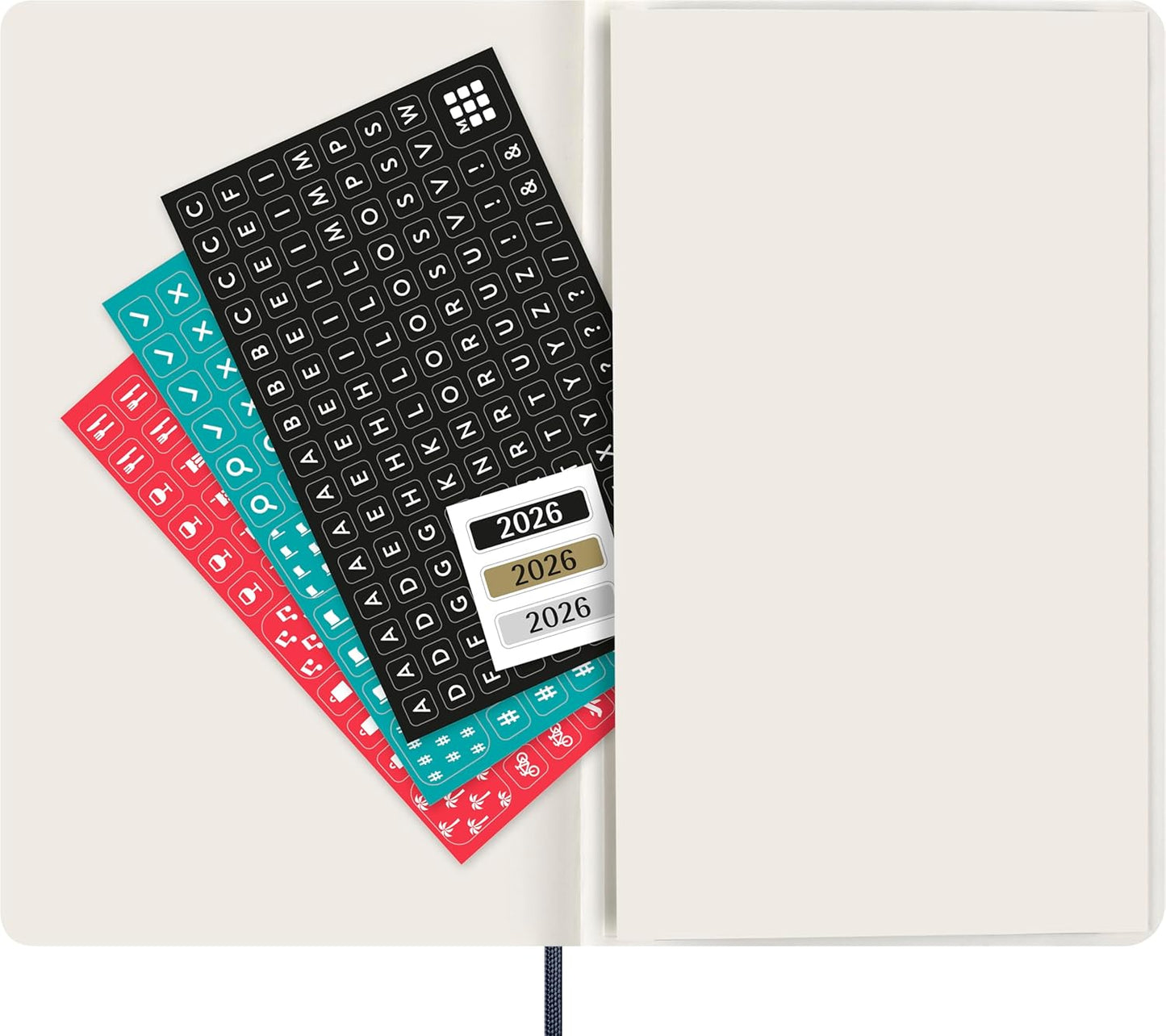Moleskine Classic 12 Month 2026 Weekly Planner, Soft Cover, Large (5" x 8.25"), Sapphire Blue, 144 pages