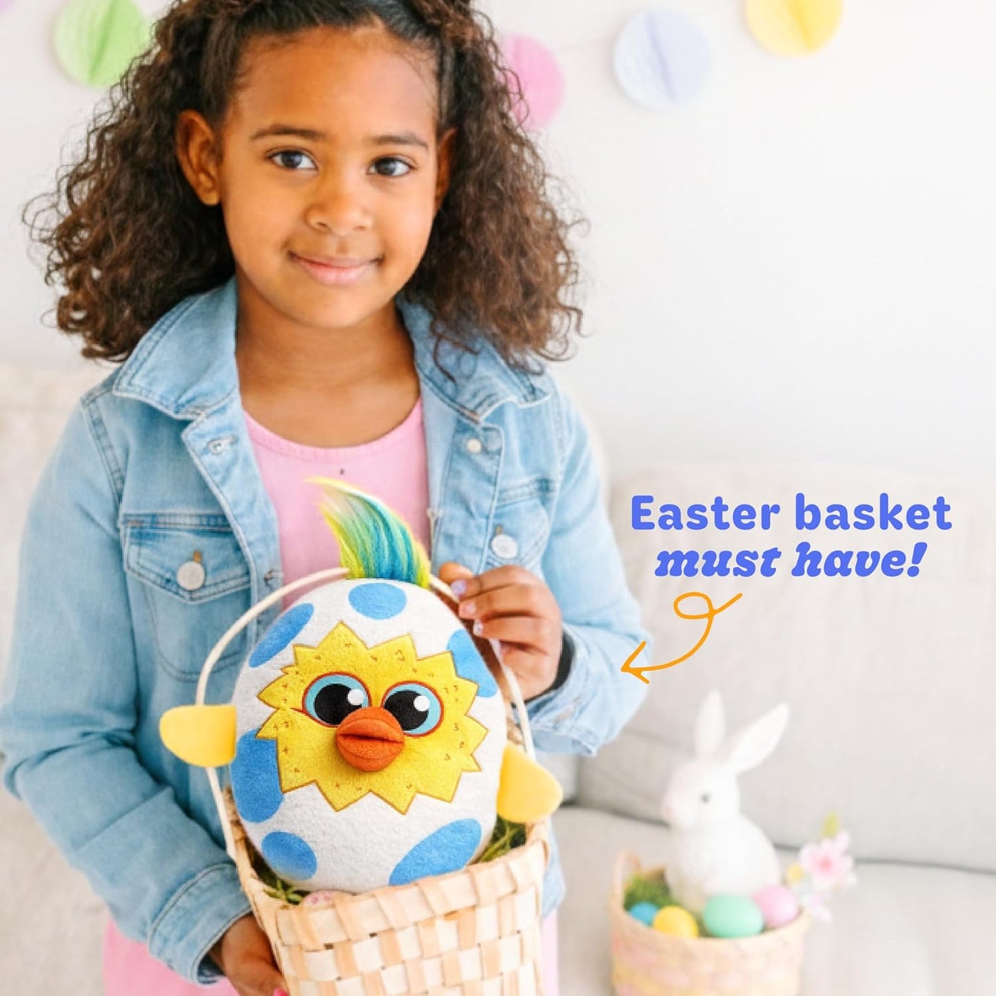 Move2Play, Easter Egg Toss Kids Game | Easter Basket Stuffer & Gift for Kids Ages 3-8+ | Hilarious Indoor/Outdoor Game | Fun Easter Toy for Toddlers, Boys & Girls