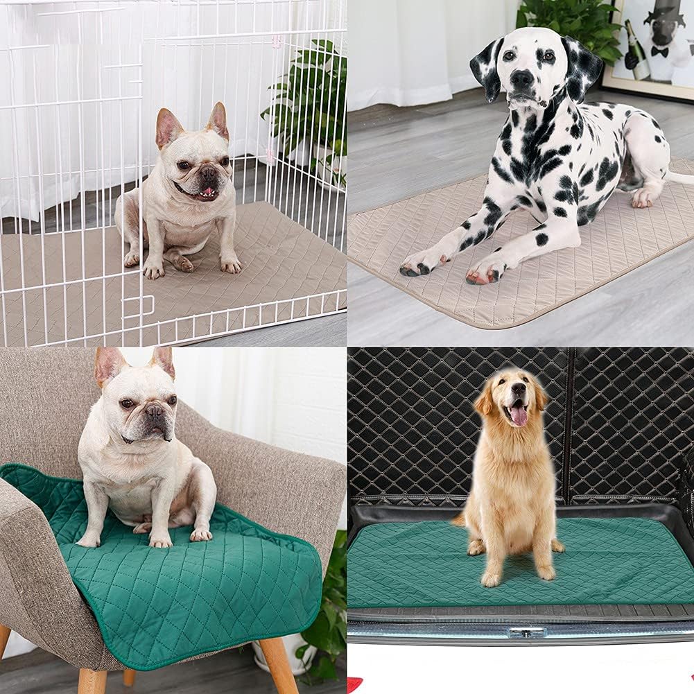 Ochine Reusable Pee Pads for Dogs, Washable Dog Training Pads with 4 Layers Design, Super Absorbent Reusable Kennel Mat & Quality Travel Pee Pads