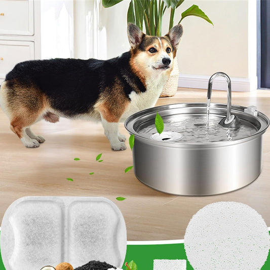 High Efficiency Pet Water Dispenser Filter And Foam Set For Pet Fountain 7L Drinking Dispenser Filter Replacement Set