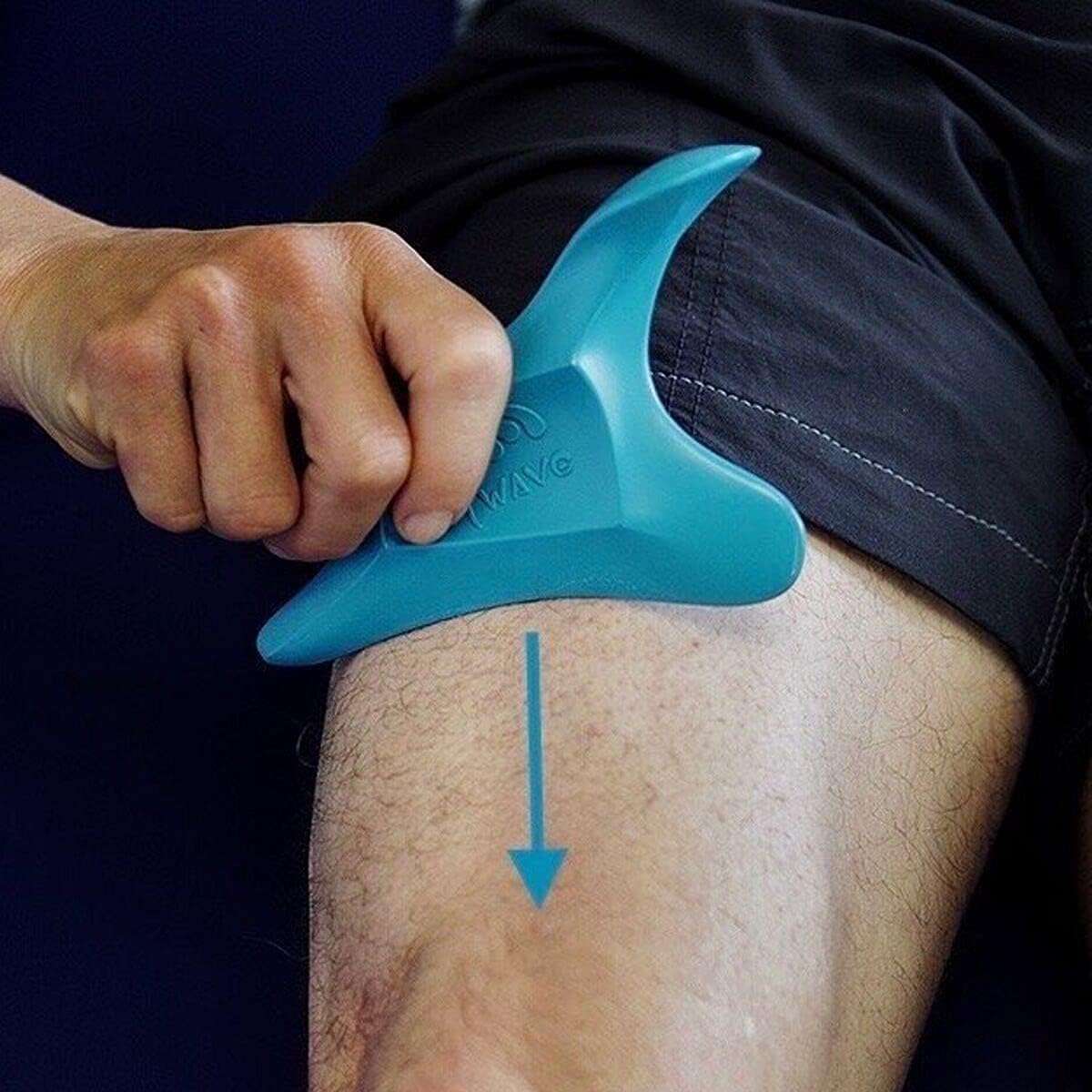 The Wave Tool, The Ultimate Soft Tissue Release Tool. Patented, Ergonomic Scraping and Massage Tool for Trigger Points, fascial Release, Muscle Aches, Pain, tendonitis, Scar Tissue, Athletic Recovery