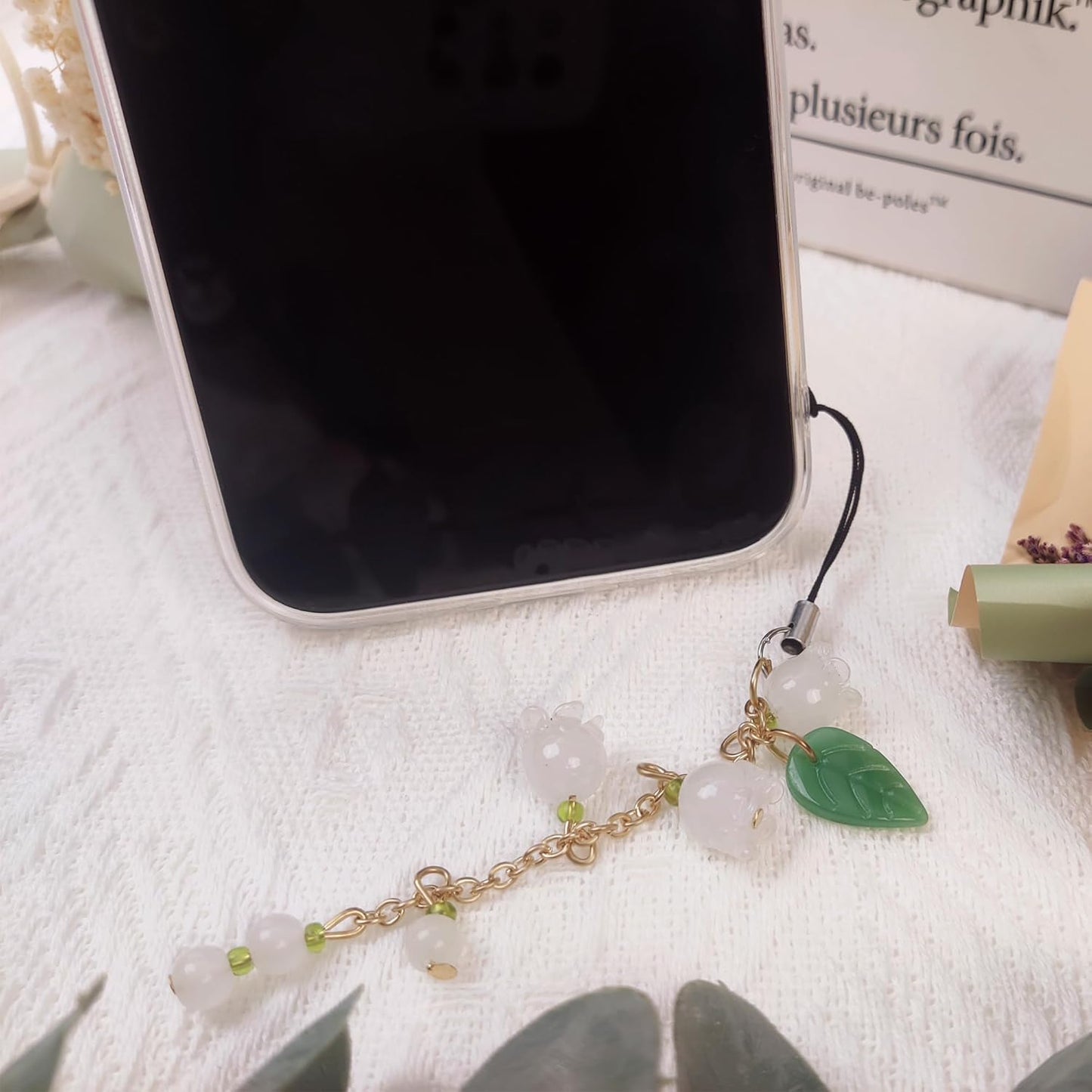 1-4PCS Cute Phone Charms Aesthetic Y2K Cell Phone Charms Strap Pink Strawberry Butterfly Star PhoneCharm Y2K Accessories for Bag Keychain Airpods Camera Pendants Decor