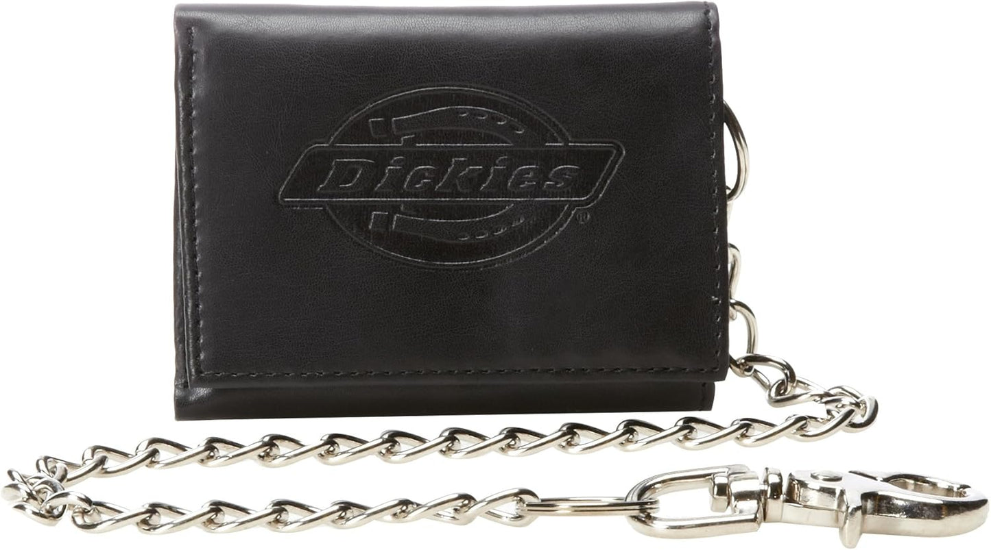 Dickies Men's Trifold Chain Wallet