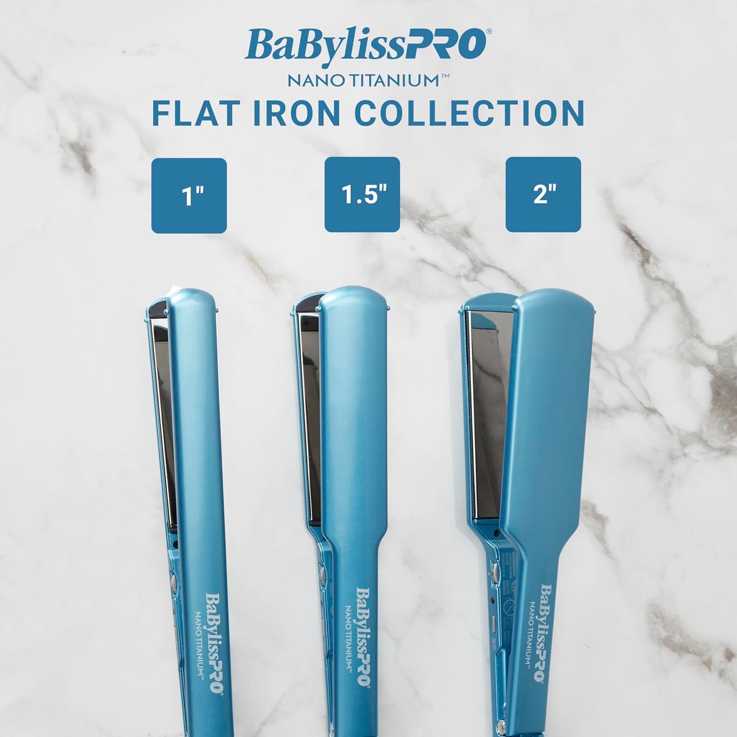 Nano Titanium Ultra-Thin Hair Straightener, Professional Flat Iron, 5-Inch Extended Plates for Faster Straightening, for All Hair Types