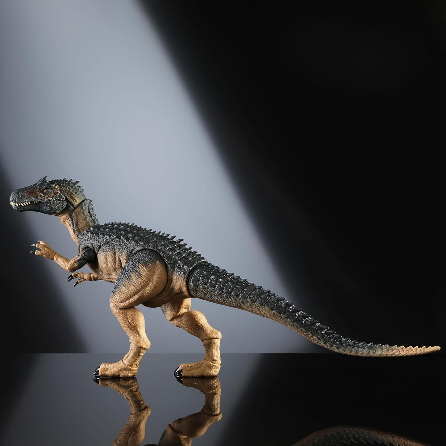 Mattel Jurassic World Hammond Collection Allosaurus Dinosaur Action Figure, Premium Movie Design, Glass Eyes & Wired Tail, 19 Points of Articulation (Amazon Exclusive)