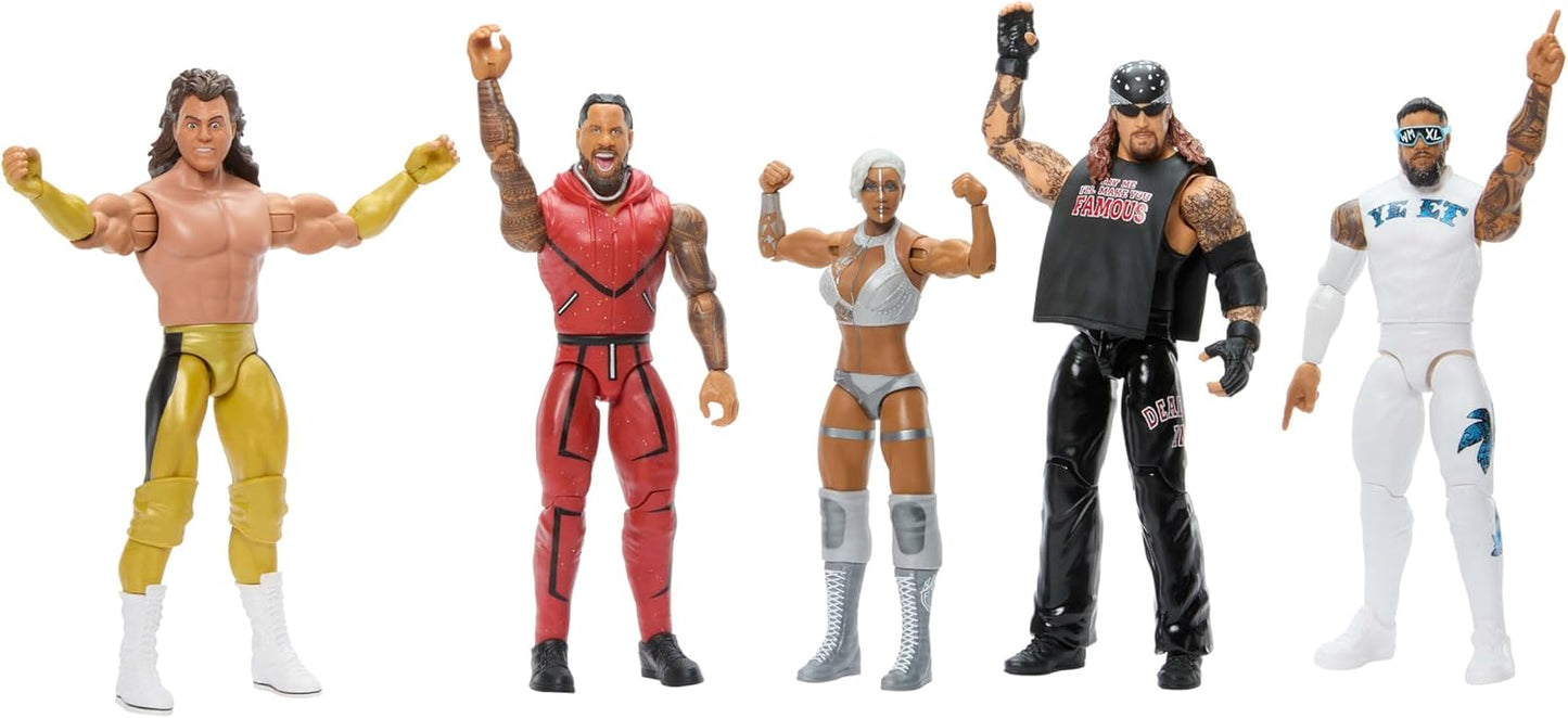 Mattel WWE Undertaker Action Figure, Main Event Series #161, 6-inch Collectible Superstar with 14 Articulation Points & Life-Like Look