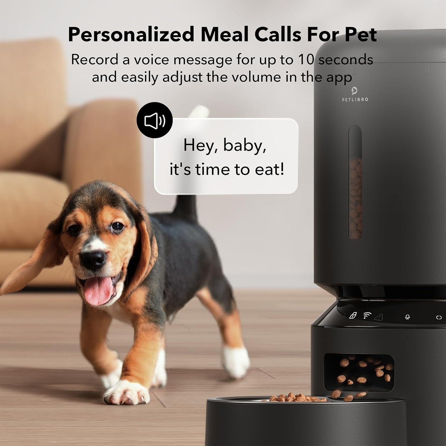 PETLIBRO 5L Wi-Fi Automatic Cat & Dog Feeder Low-Food Sensor, Freshness Preservation with APP + 2.5L Cordless Smart Cat Water Fountain with Battery Operated, Stainless Steel Tray, BPA-Free, Easy-Clean
