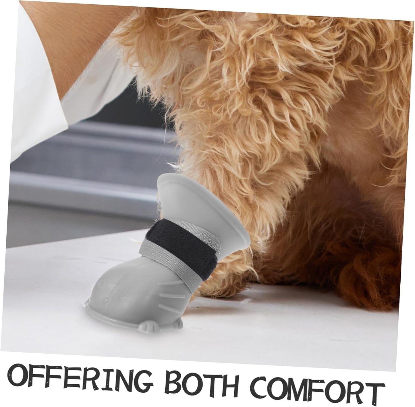 BESPORTBLE 10pcs Pet Bootie Fasteners Adjustable Non-Slip Sock Holders for Dogs Durable Paw Protector Bands for Outdoor Adventures and Active Play