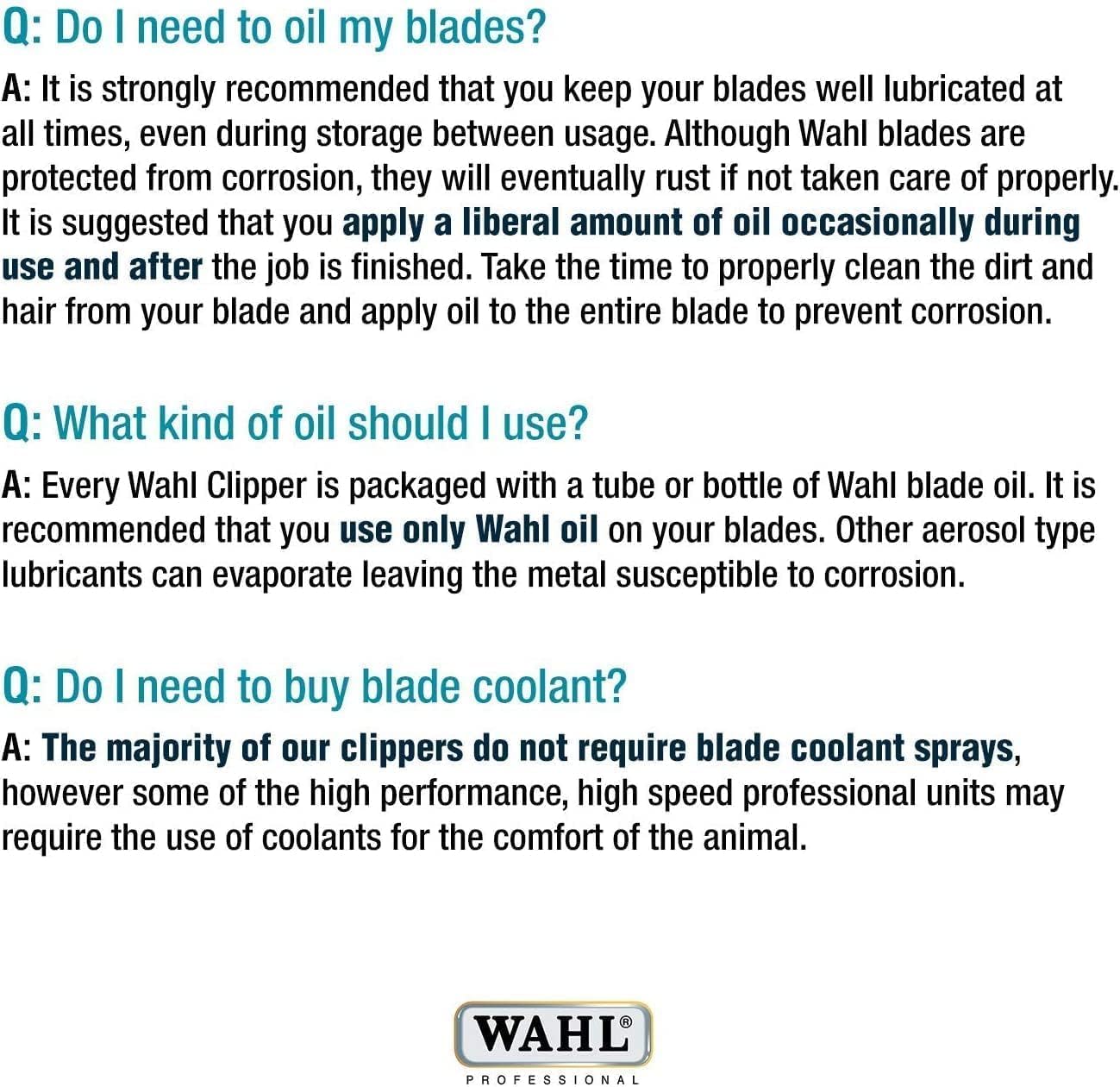 Wahl Professional Animal 10 Medium Competition Series Detachable Blade with 1/16-Inch Cut Length (2358-100)