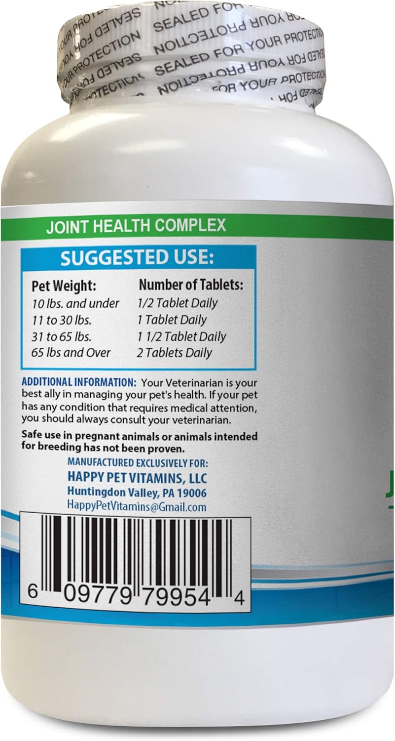 Turmeric cat - PET Joint Health Complex with Turmeric - Dogs and Cats - MSM GLUCOSAMINE - Immune Boost - glucosamine chondroitin cat - 2 Bottles (120 Tablets)