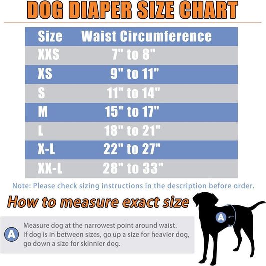 Leekalos Male Dog Diapers (3 Pack), High Absorbing Dog Belly Bands for Male Dogs, Washable Reusable Dog Male Wraps (Koala, Medium)
