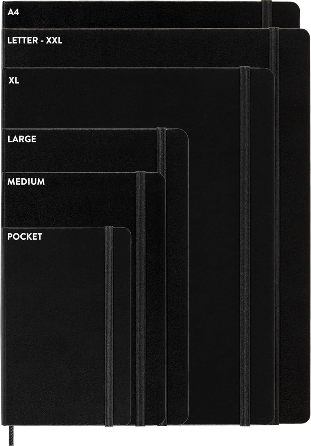 Moleskine Classic 18 Month 2025-2026 Weekly Planner, Hard Cover, XL (7.5" x 10"), Black, 208 pages
